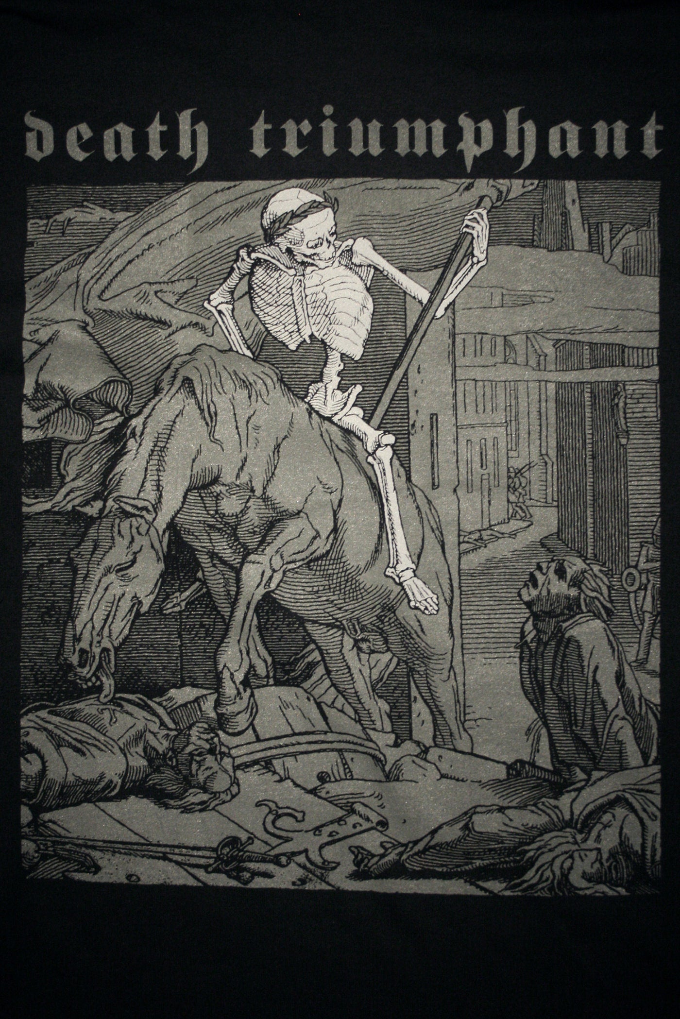 Triumph of Death / Death Triumphant by Alfred Rethel - T-shirt