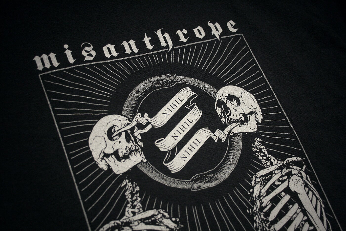 MISANTHROPE, nihil nihil nihil - Longsleeve