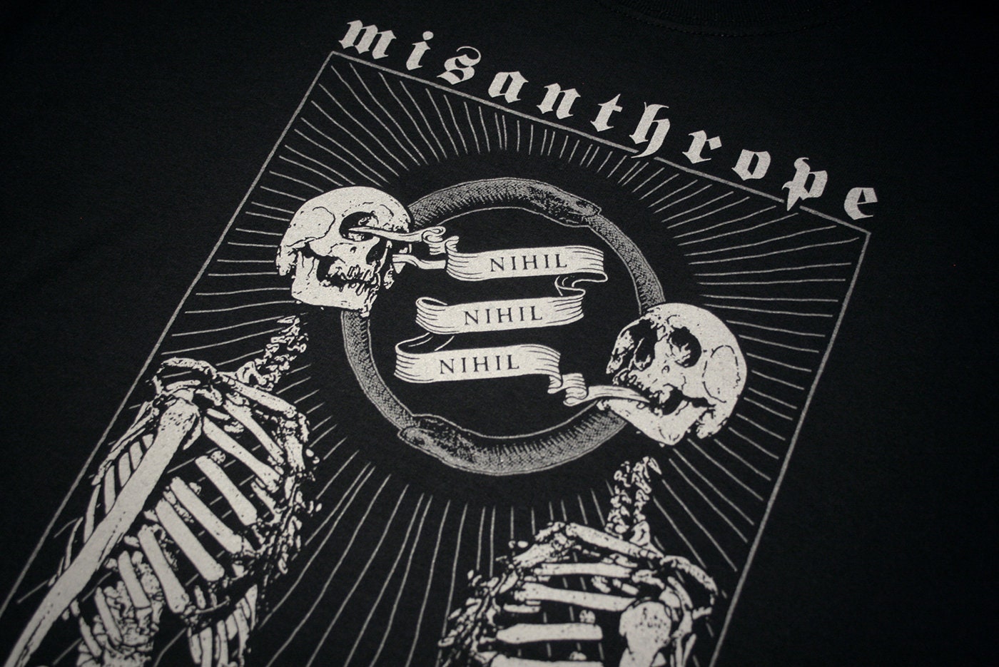 Misanthrope, nihil nihil nihil - T-shirt