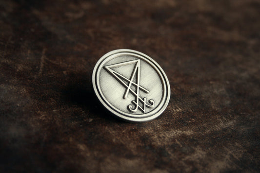 Sigil of Lucifer, antique style - PIN