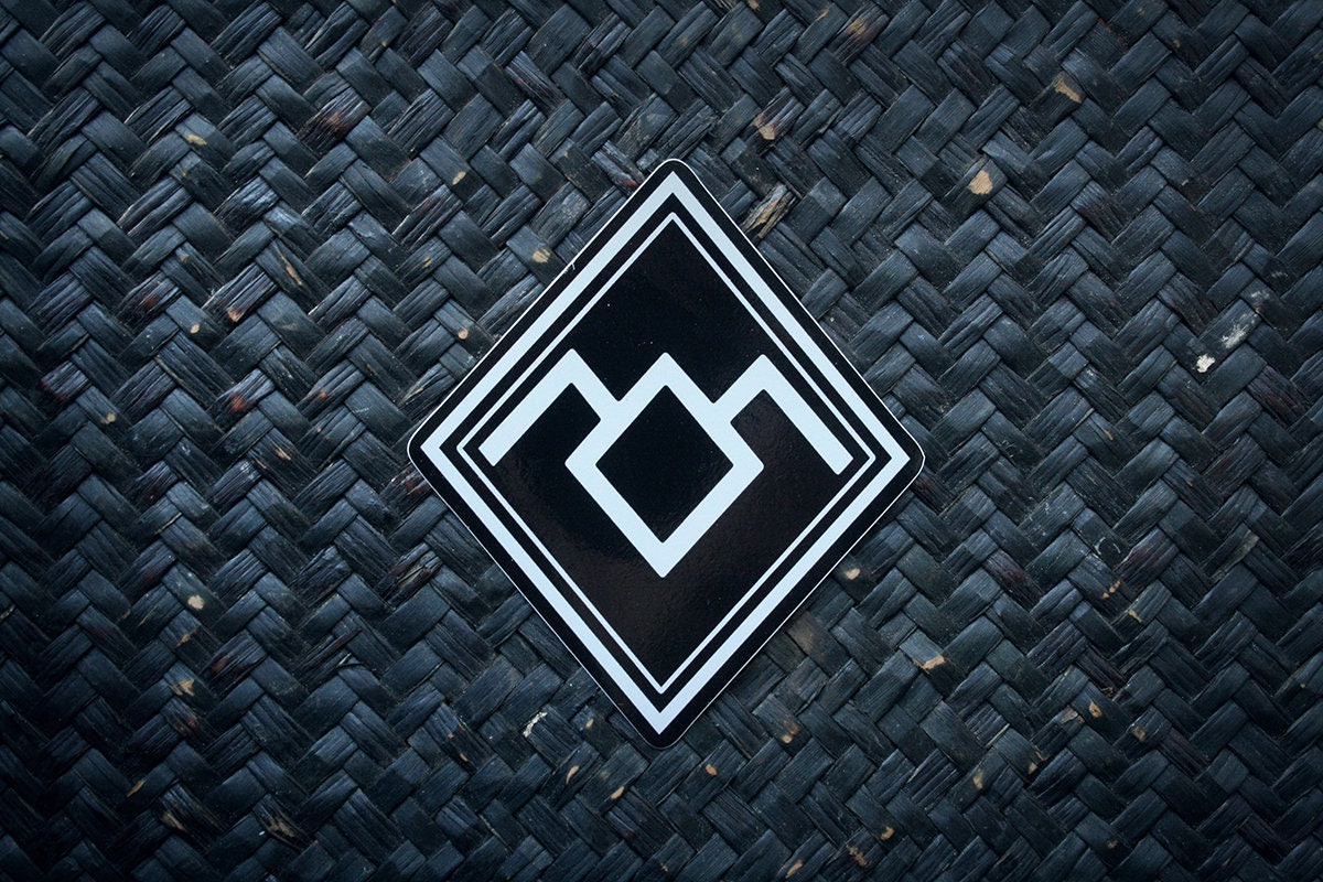 Black lodge, Owl Cave symbol - vinyl STICKER