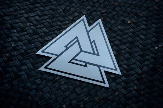 Valknut, double - vinyl STICKER