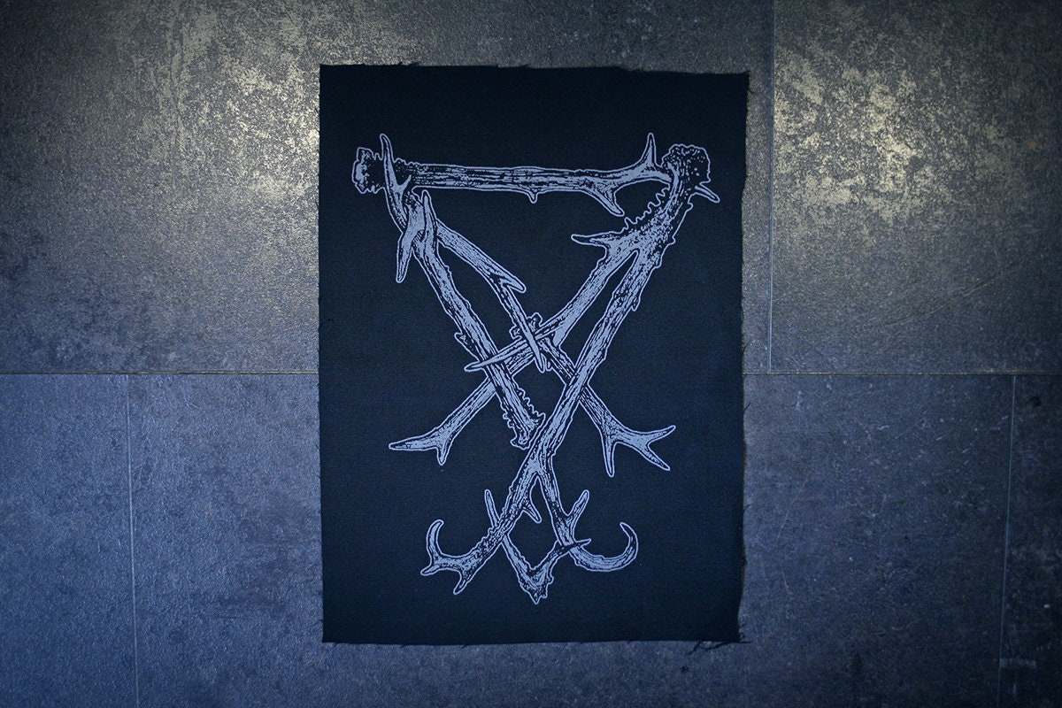 Lucifer Seal / Sigil antlers - BACK PATCH