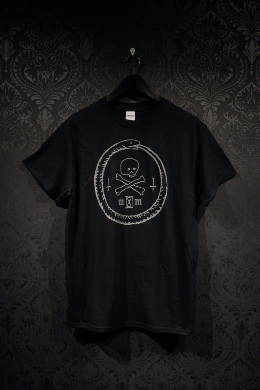 Ouroboros with skull, memento mori - T-shirt