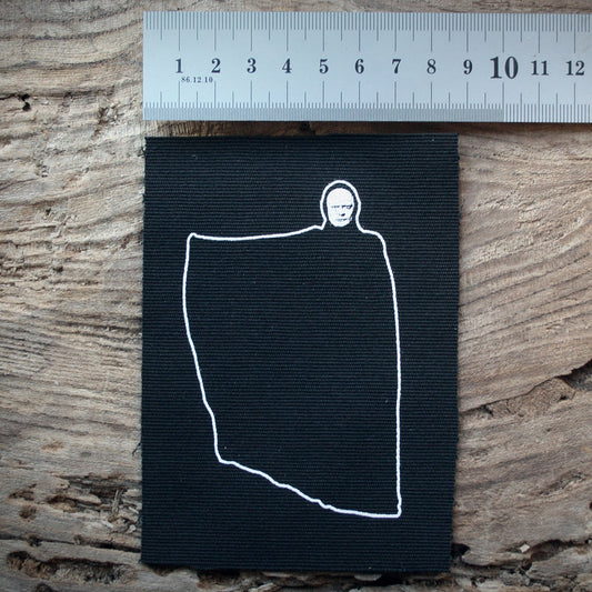 DEATH, Döden, seventh seal, sjunde inseglet - screen printed PATCH