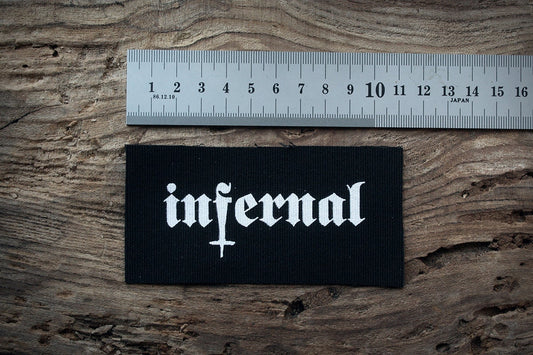 Infernal - screen printed PATCH