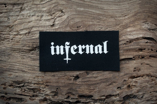 Infernal - screen printed PATCH