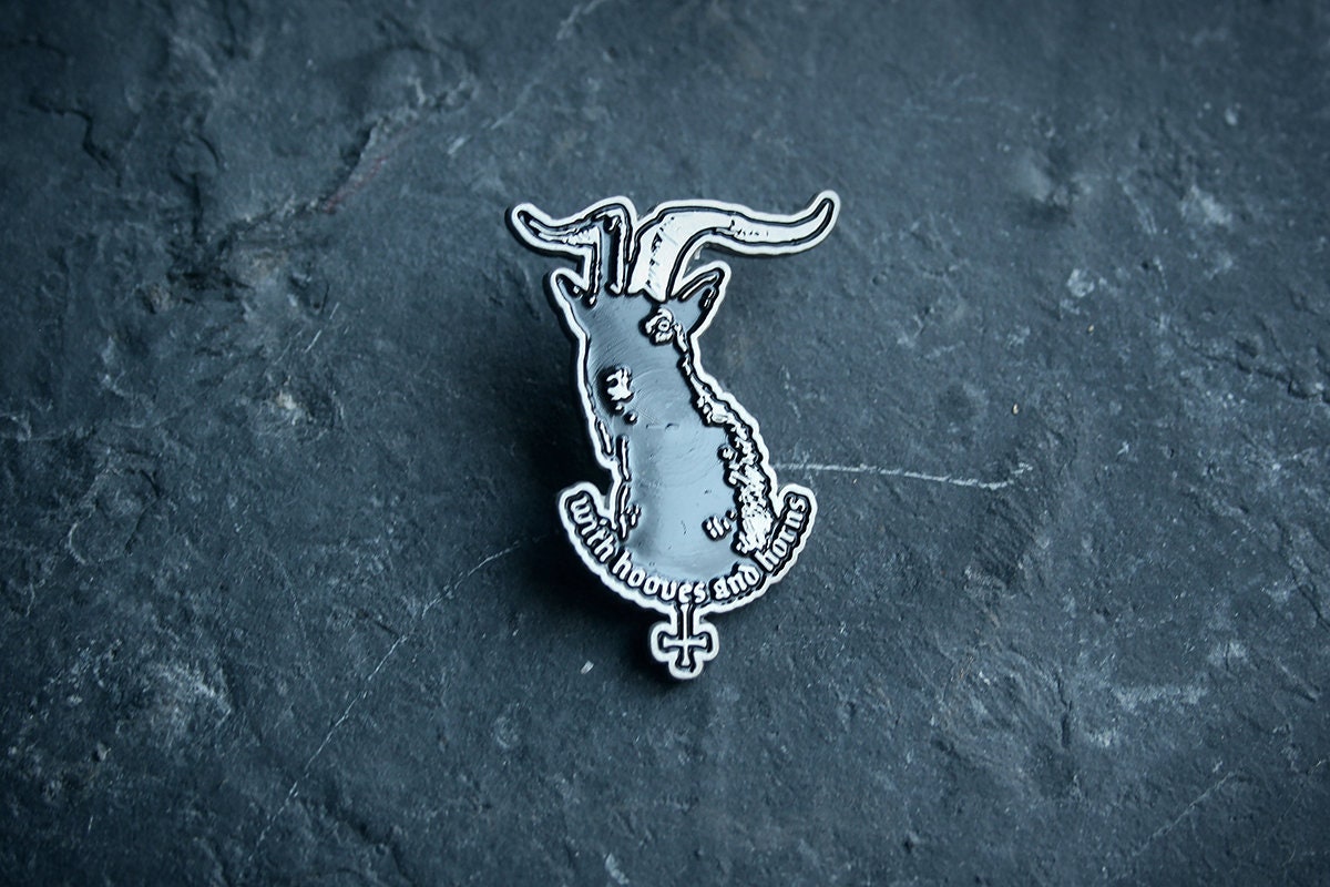With hooves and horns - PIN