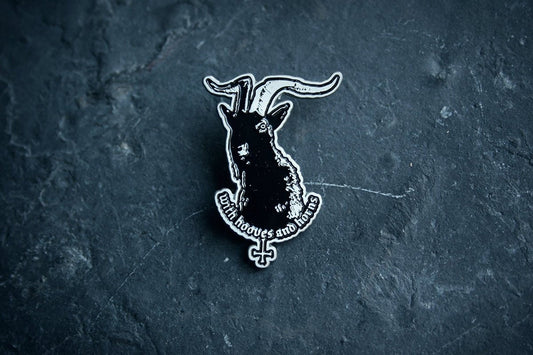 With hooves and horns - PIN