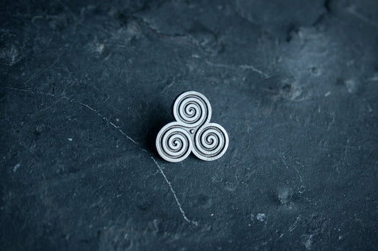 Triskelion, triskele, shaped version - PIN