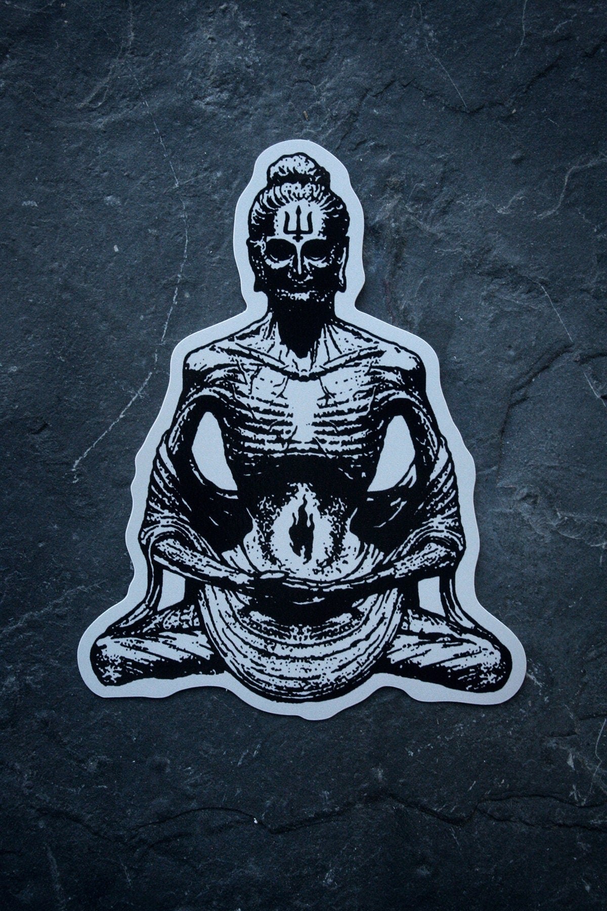 Starving Buddha - vinyl STICKER