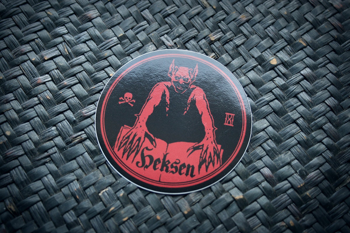 Heksen - vinyl STICKER