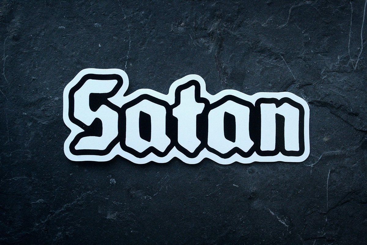 Satan - vinyl STICKER – TORVENIUS
