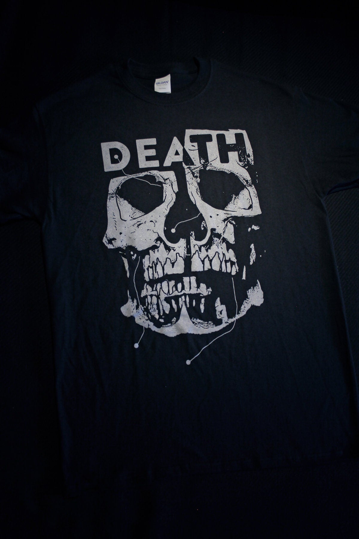 DEATH, anatomical skull, grey version - T-shirt
