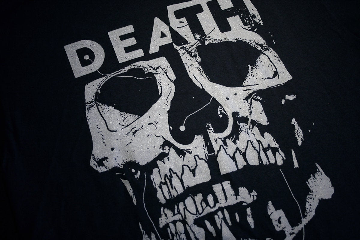 DEATH, anatomical skull, grey version - T-shirt female fitted