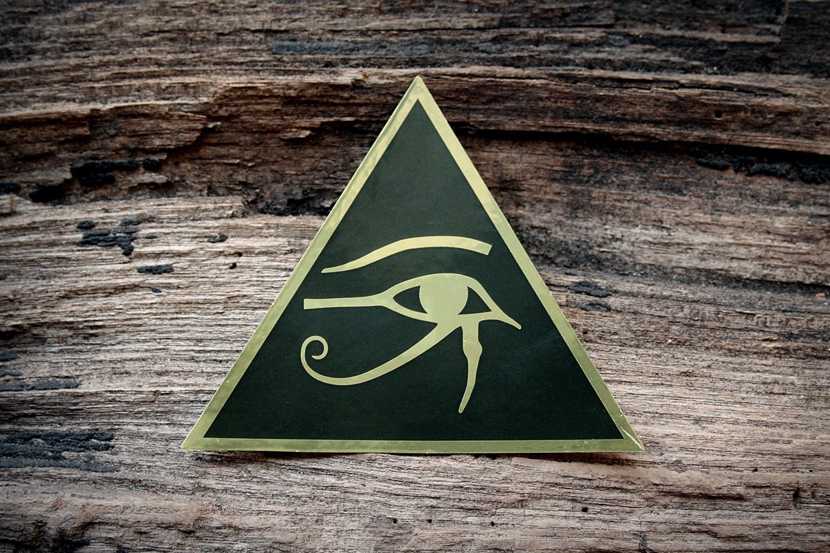 Udjat, eye of Horus, eye of Ra - vinyl STICKER