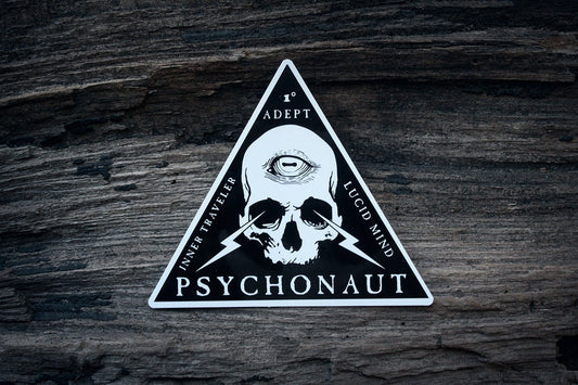 Psychonaut, lucid dreamer, inner traveler - vinyl STICKER