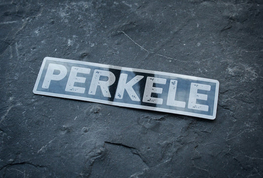 PERKELE, finnish cuss word, the devil - vinyl STICKER