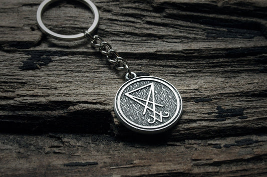 Lucifer seal, sigil of Lucifer - Keychain