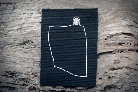 DEATH, Döden, seventh seal, sjunde inseglet - screen printed PATCH