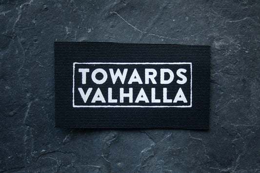 Towards Valhalla - screen printed PATCH