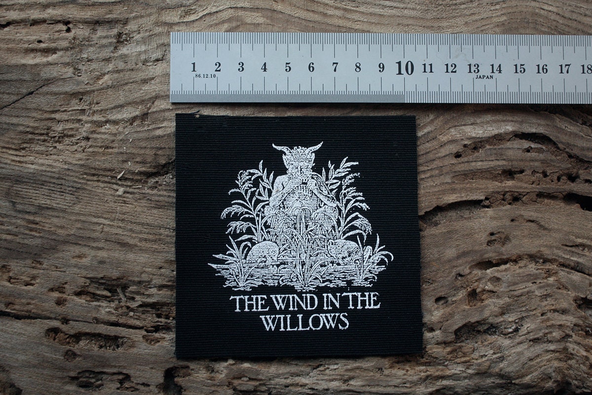 Wind in the Willows - screen printed PATCH