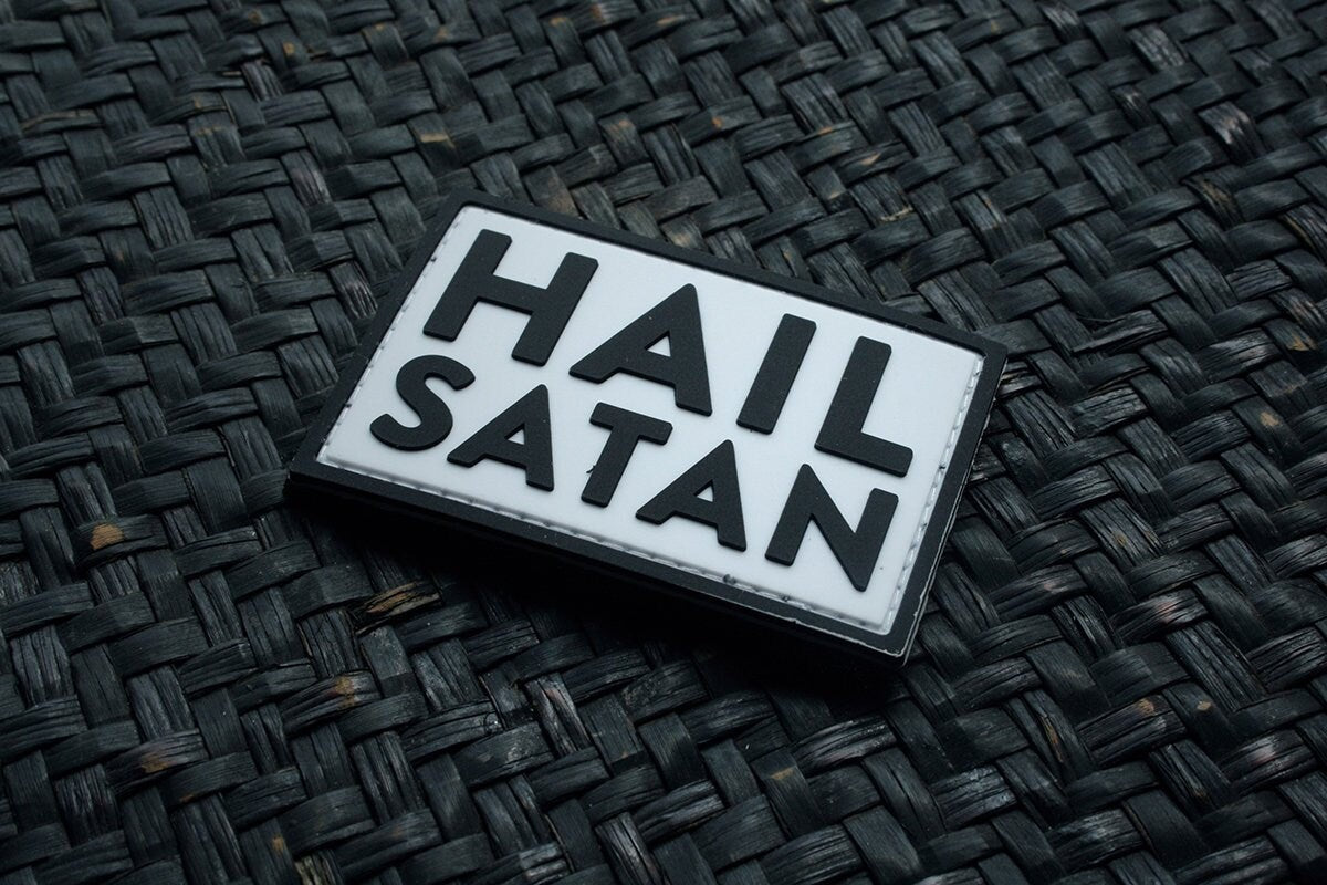 Hail Satan - PVC rubber PATCH