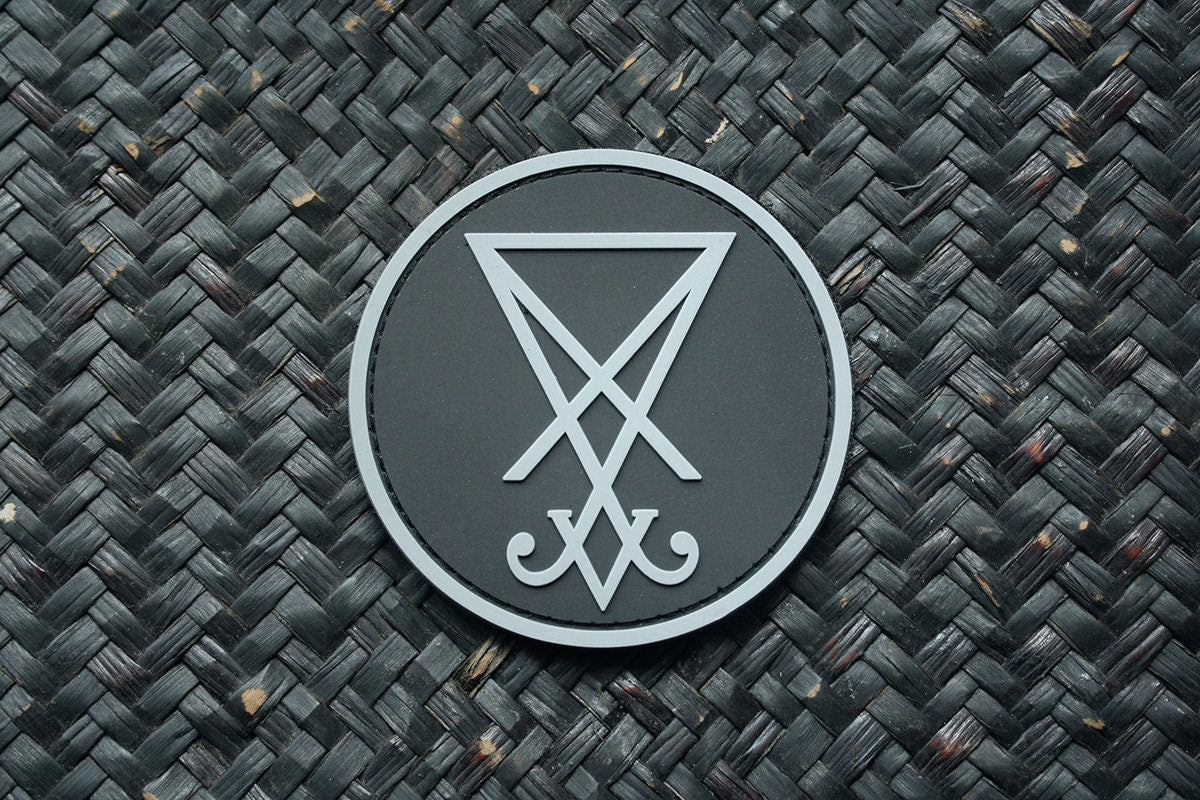 Lucifer Back Patch Seal of Lucifer, Lucifer Sigil - PVC rubber PATCH – TORVENIUS