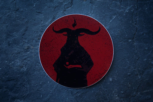 Horned God - vinyl STICKER