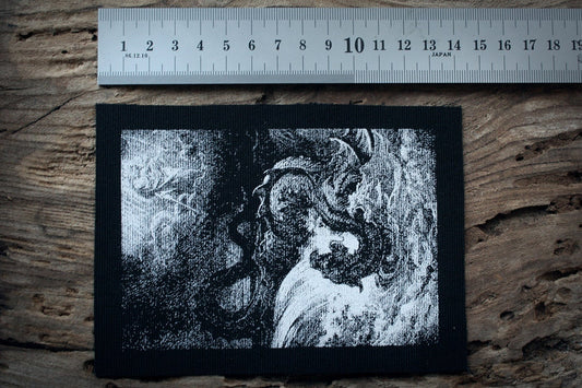 LEVIATHAN, Gustave Dore illustration - screen printed PATCH