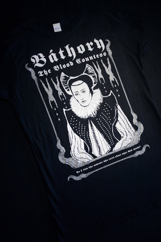 Bathory, blood countess, Elizabeth Bathory, Báthory Erzsébet - T-shirt female fitted