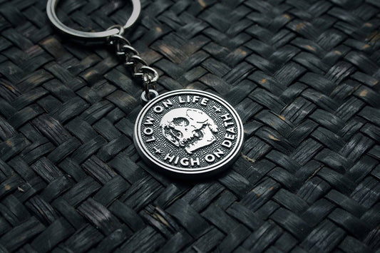 Low on life, high on death - Keychain
