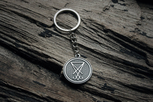 Lucifer seal, sigil of Lucifer - Keychain