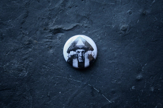 Aleister Crowley, the great beast - 25 mm badge / button