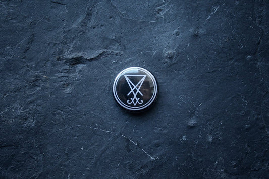 Seal of Lucifer, lucifer Sigil - 25 mm badge / button