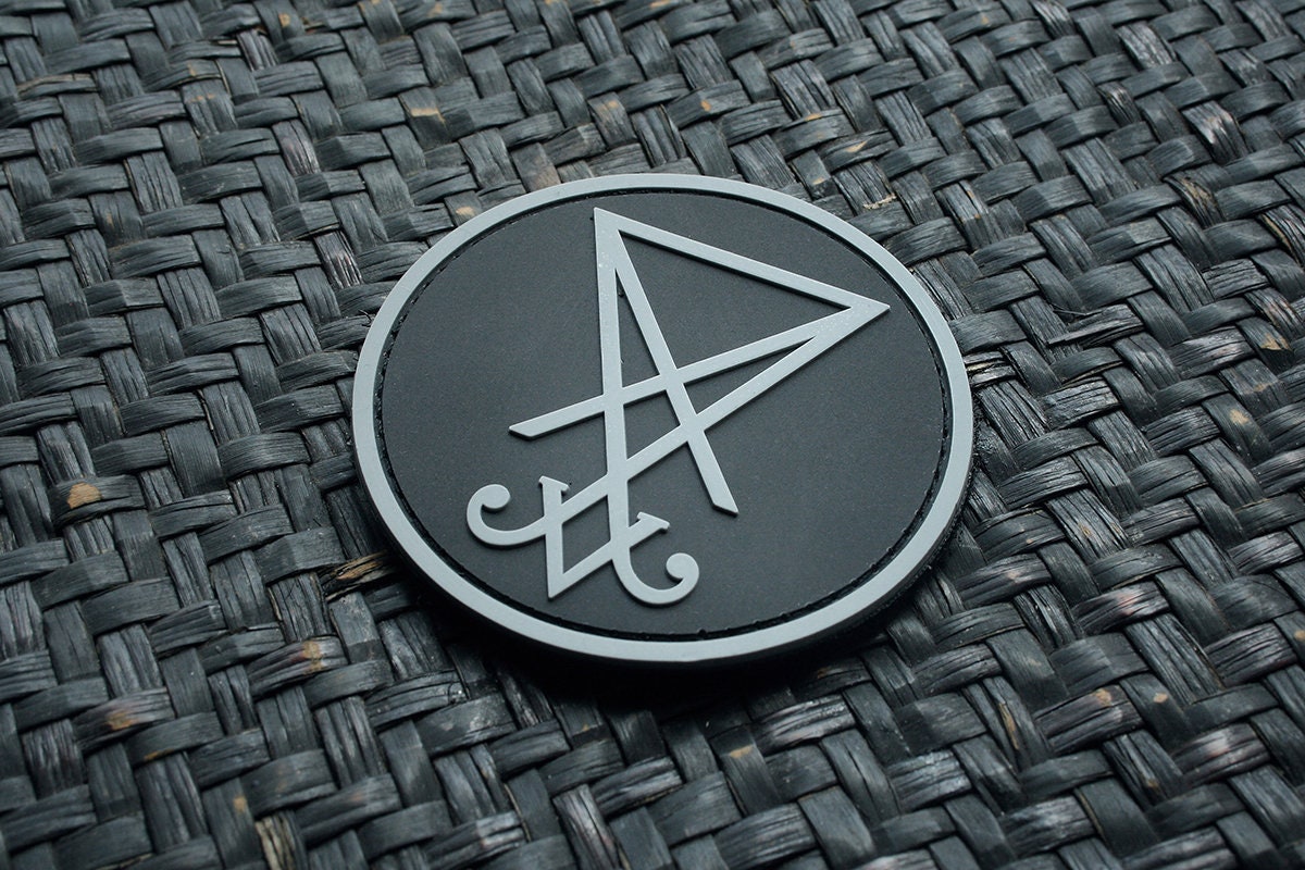 Lucifer Back Patch Seal of Lucifer, Lucifer Sigil - PVC rubber PATCH – TORVENIUS