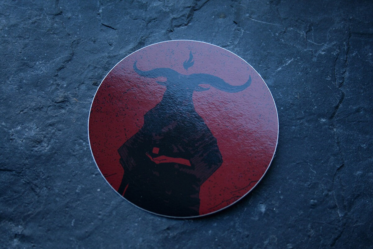 Horned God - vinyl STICKER