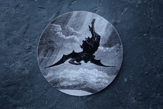 Lucifer falling - vinyl STICKER