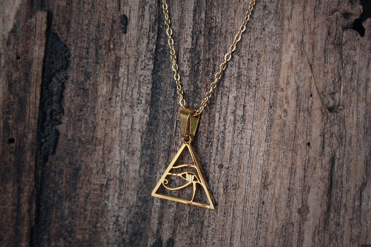 Udjat, the eye of Horus, the eye of RA - NECKLACE