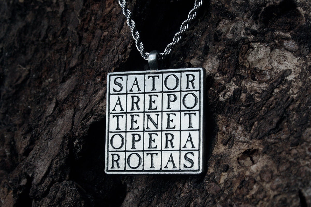 SATOR, magic square - NECKLACE