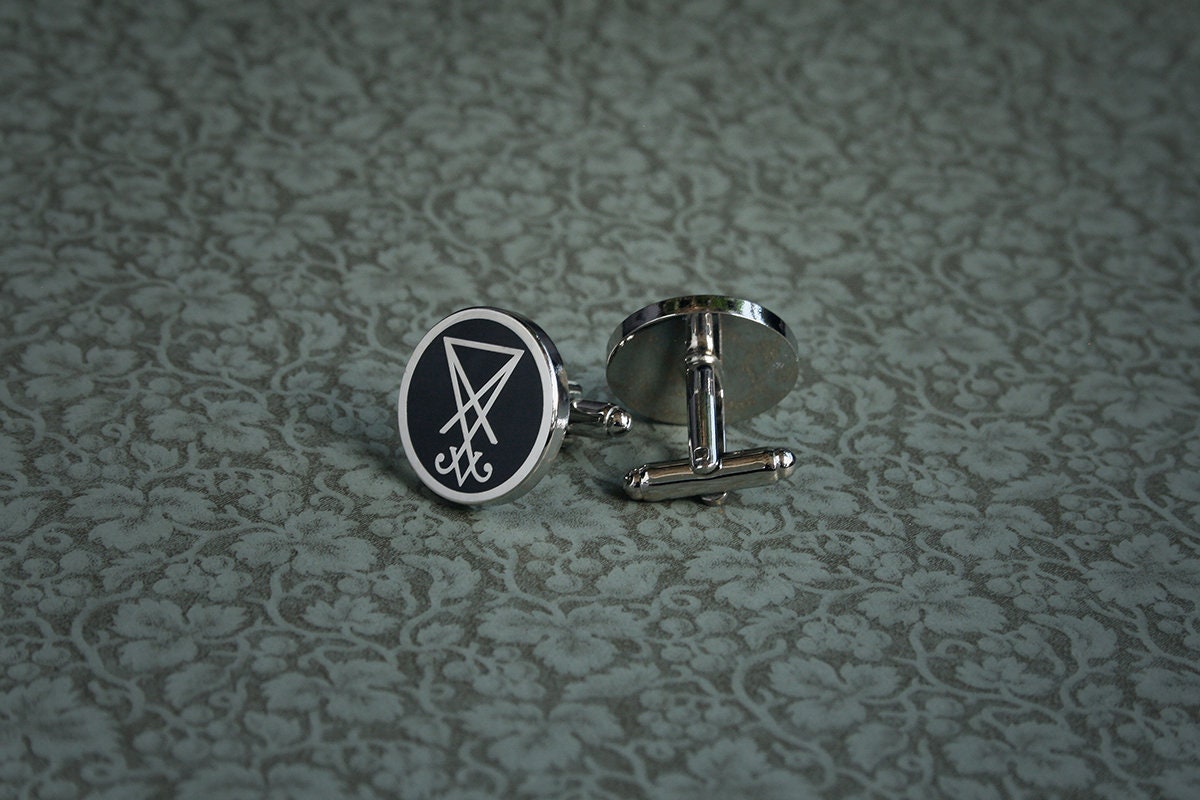 Seal of Lucifer, Lucifer Sigil - Cufflinks