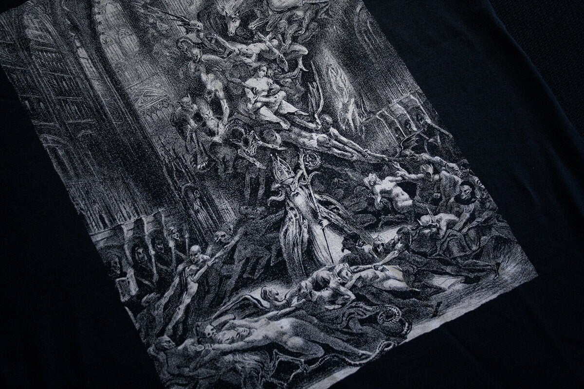 The Round of the Sabbath or Witches Sabbath, Louis Boulanger -  T-shirt