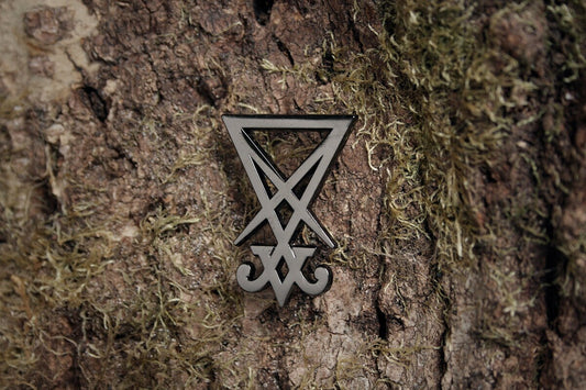 Lucifer seal, The Sigil of Lucifer, black color version - PIN