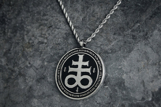 Leviathan cross, ego sum deus - NECKLACE