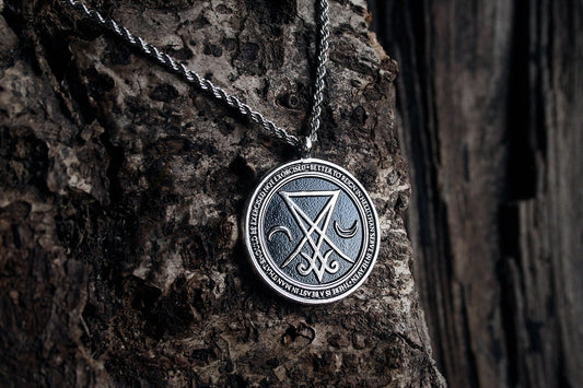 Seal of Lucifer, Lucifer sigil, better to reign in hell - NECKLACE