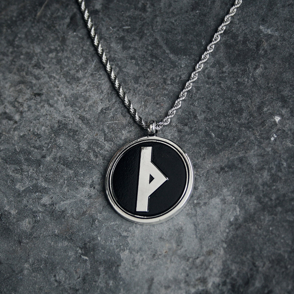 11 Thurs Rune Thurs, Thurisaz rune - NECKLACE – TORVENIUS