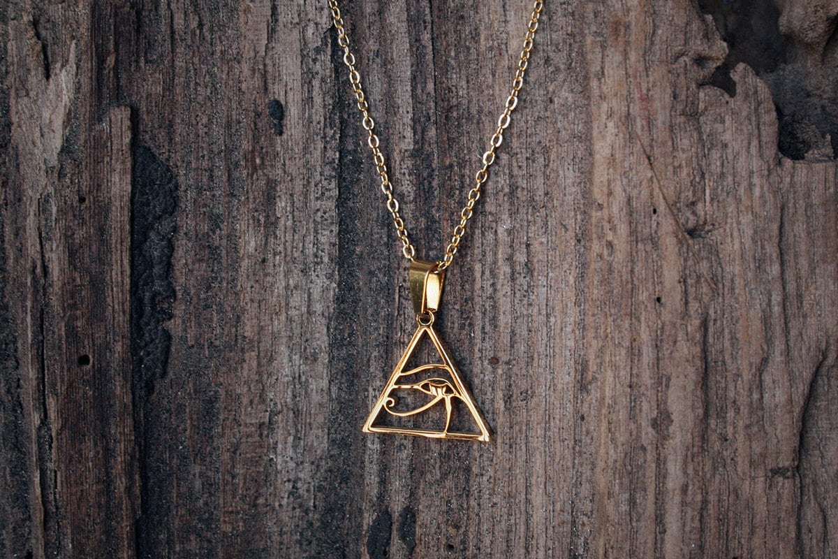 Udjat, the eye of Horus, the eye of RA - NECKLACE