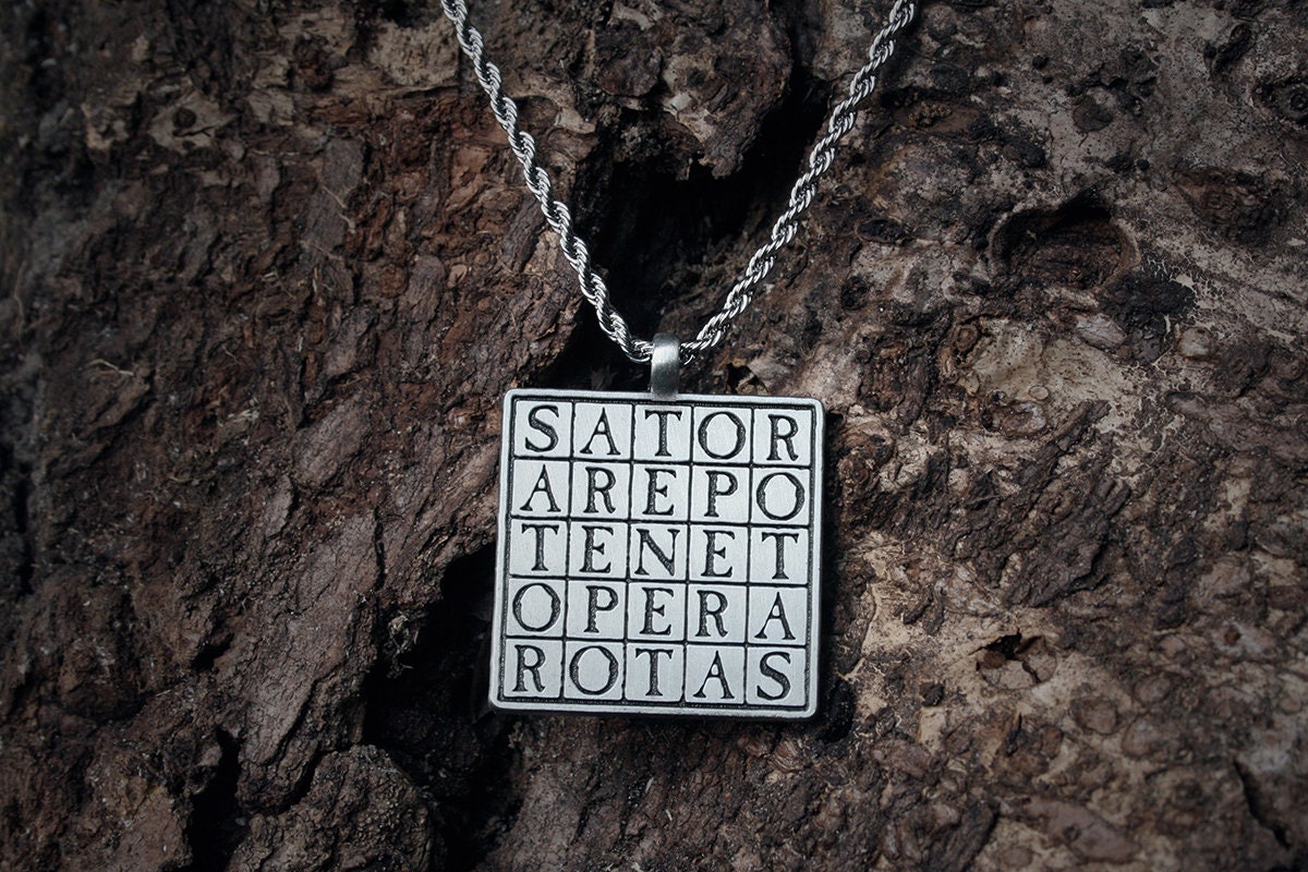 SATOR, magic square - NECKLACE