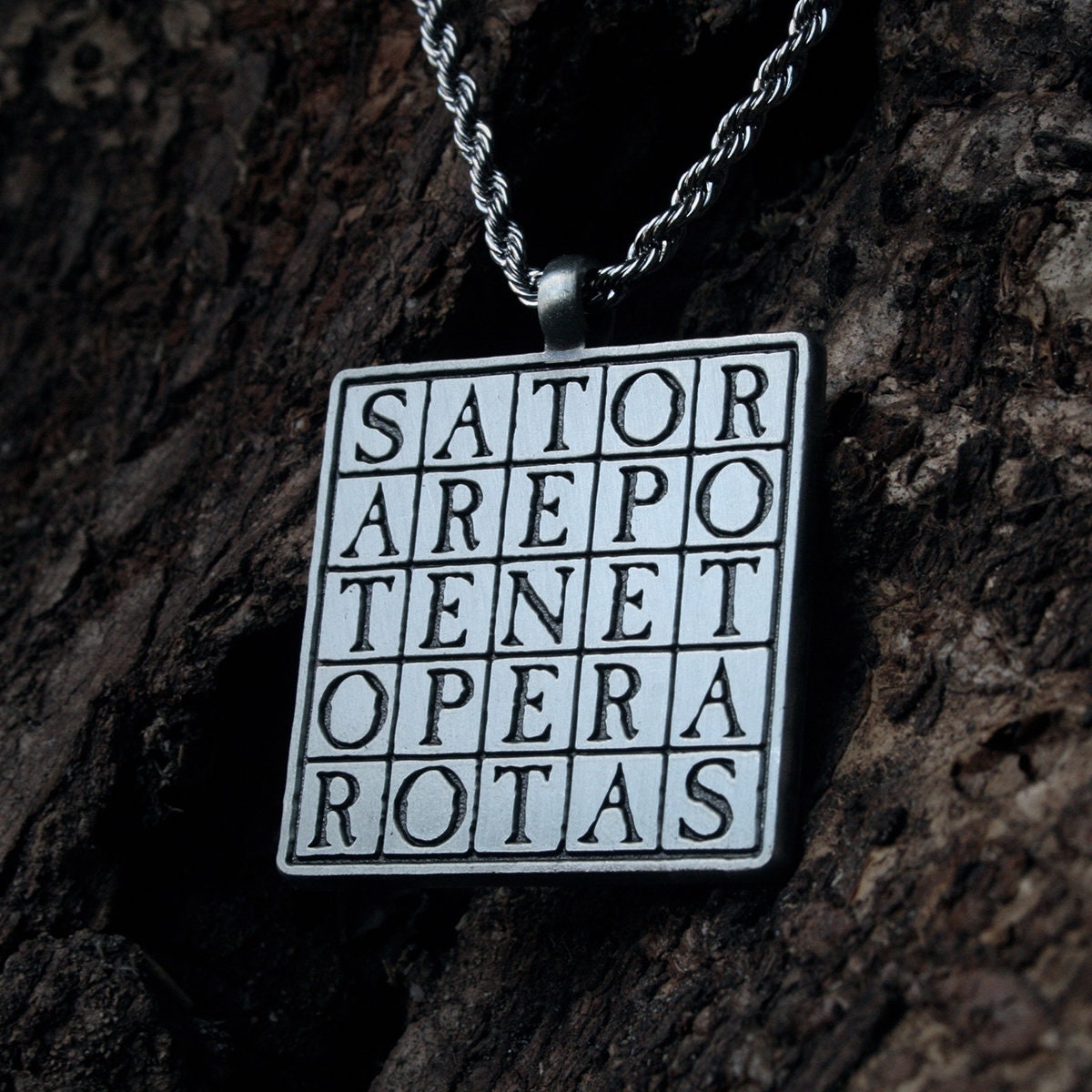 SATOR, magic square - NECKLACE