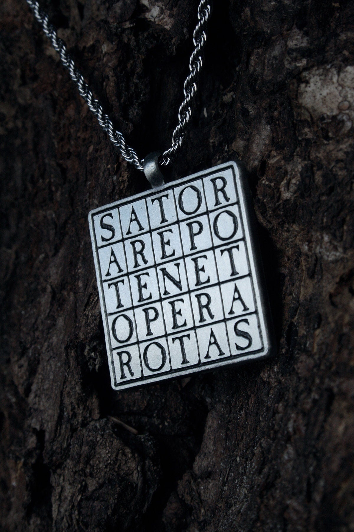 SATOR, magic square - NECKLACE